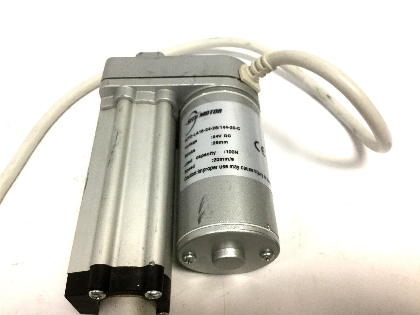 Used SITO LA16-24-25-40/144-20-C Linear Actuator 20mm/s Speed 100N Load 25mm Stroke