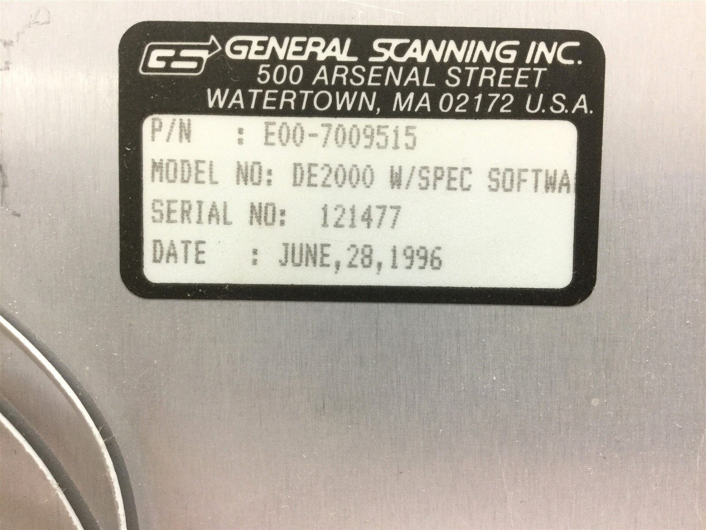 Used General Scanning Inc DE2000 Servo Motor Controller System, Voltage: 120VAC