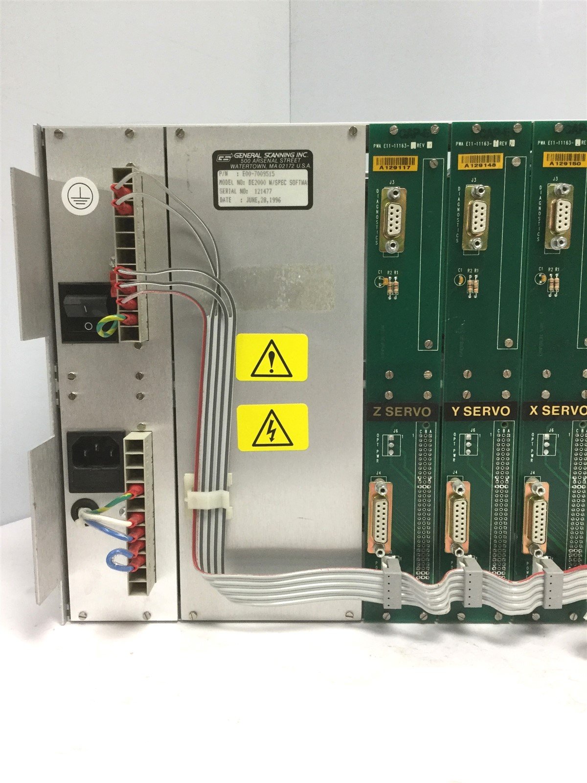 Used General Scanning Inc DE2000 Servo Motor Controller System, Voltage: 120VAC