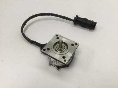 Used Parker OS2HB-SNFLY Step Motor, Shaft: 1/4", Speed: 1500 RPM, NEMA 23 Mounting