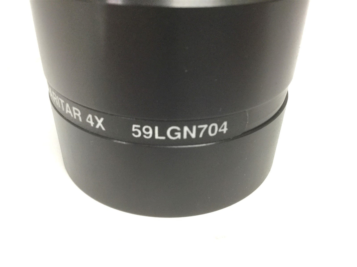 Used Melles Griot 59LGN704 Macro Invaritar Lens 4x F16-5.6, M25x0.75, C Mount