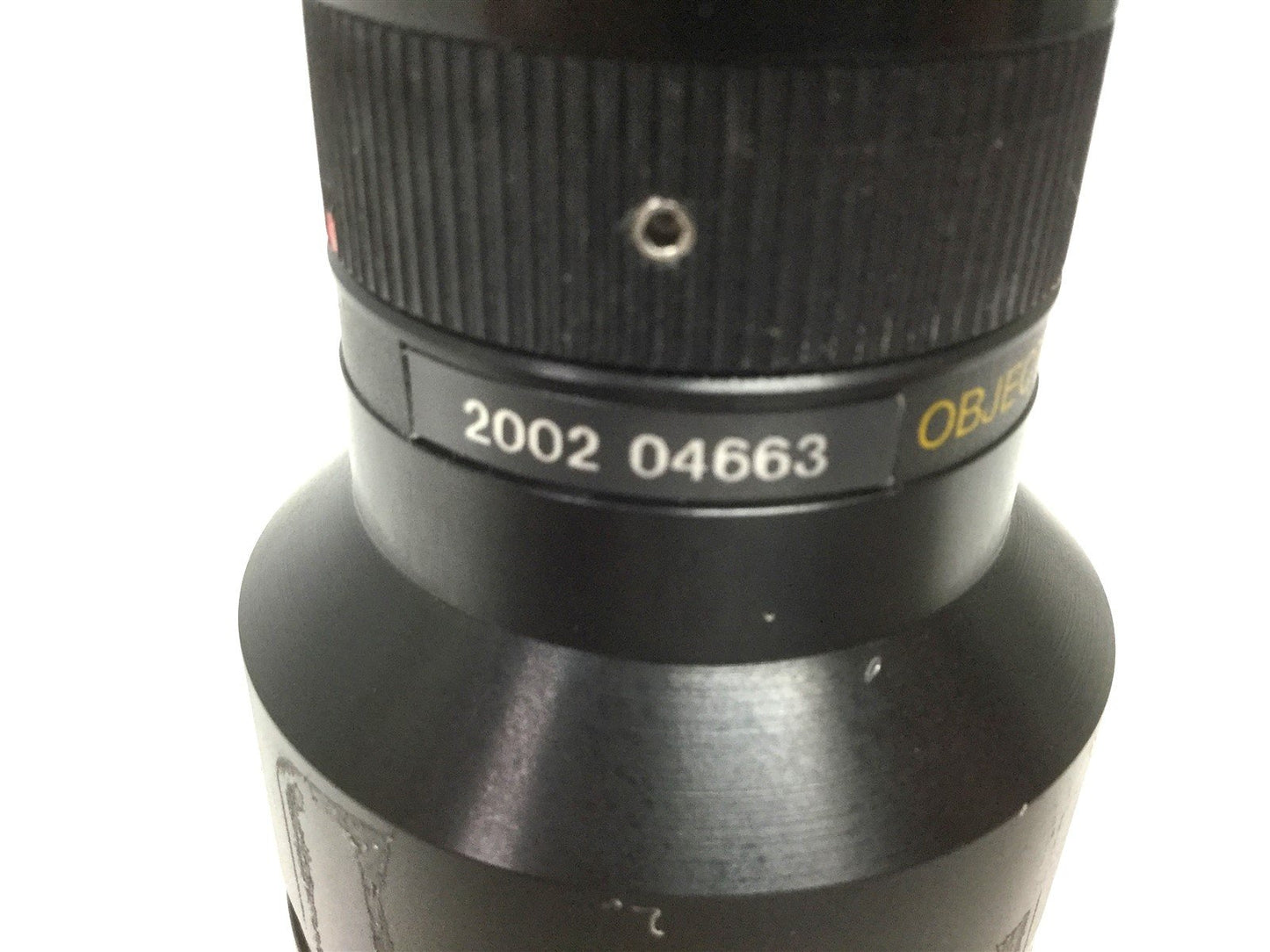 Used Melles Griot 59LGN704 Macro Invaritar Lens 4x F16-5.6, M25x0.75, C Mount