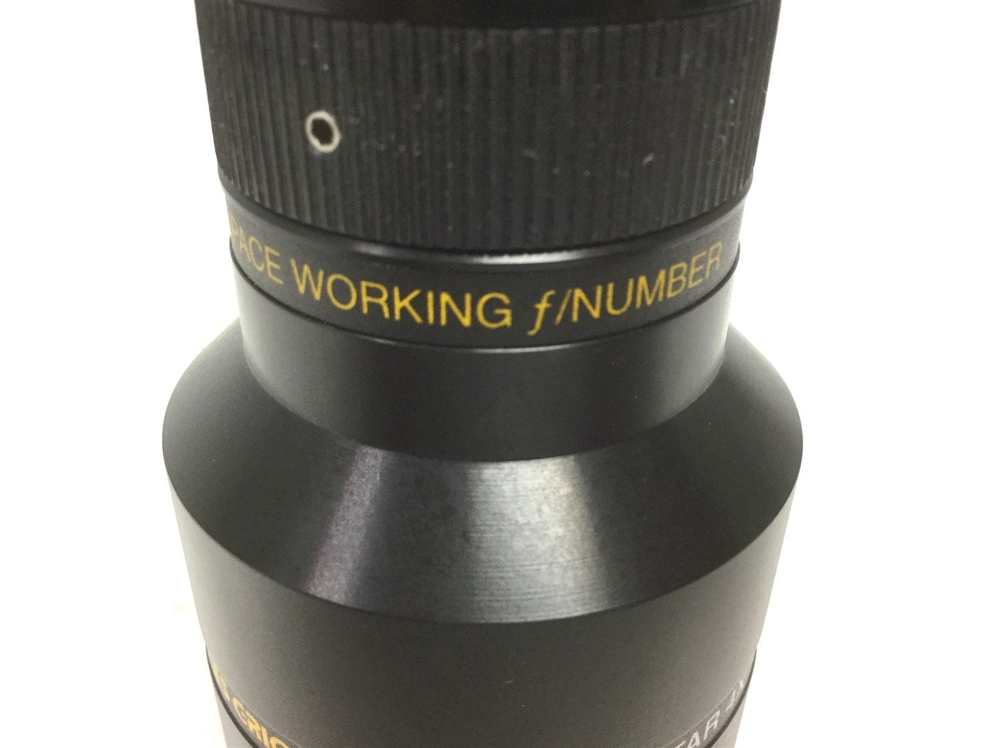 Used Melles Griot 59LGN704 Macro Invaritar Lens 4x F16-5.6, M25x0.75, C Mount