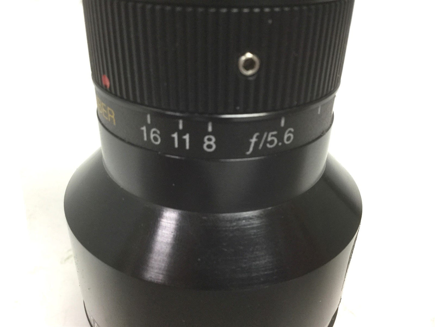 Used Melles Griot 59LGN702 Macro Invaritar Lens, 2x C Mount, Working Distance: 123 mm