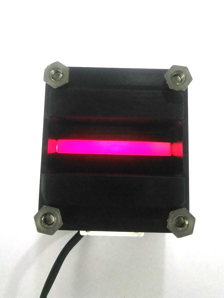 Used Machine Vision Red LED Light High Contrast 7x LED's 39 x 44mm C2C Mounting 9VDC