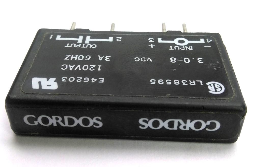 Used Lot of 4 Gordos SM-OAC5 Solid State Relay Module In: 3-8VDC Out: 280VAC 3A 60Hz