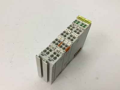 Used Lot of 2 TRS KL1104 4-Channel Digital Input Terminals, 4-Inputs, Voltage: 24VDC