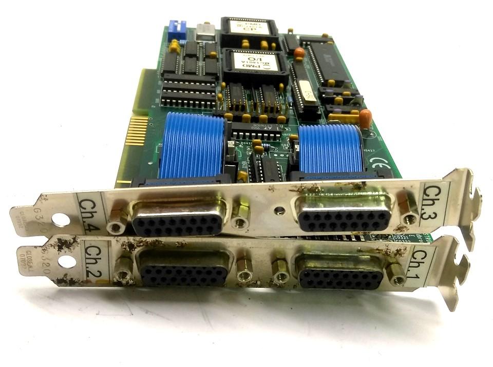 Used Physik Instrumente C842 Rev. E Servo Motor Controller Card 4 Channel 4x 15-Pin