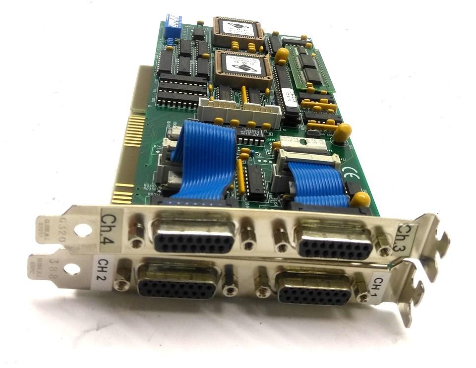 Used Physik Instrumente C842 Rev. F Servo Motor Controller Card 4x 15-Pin 4 Channel