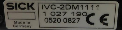 Used SICK IVC-2DM1111 Industrial Machine Vision, 1/3" CCD Camera, 800MHz, 640 x 480px