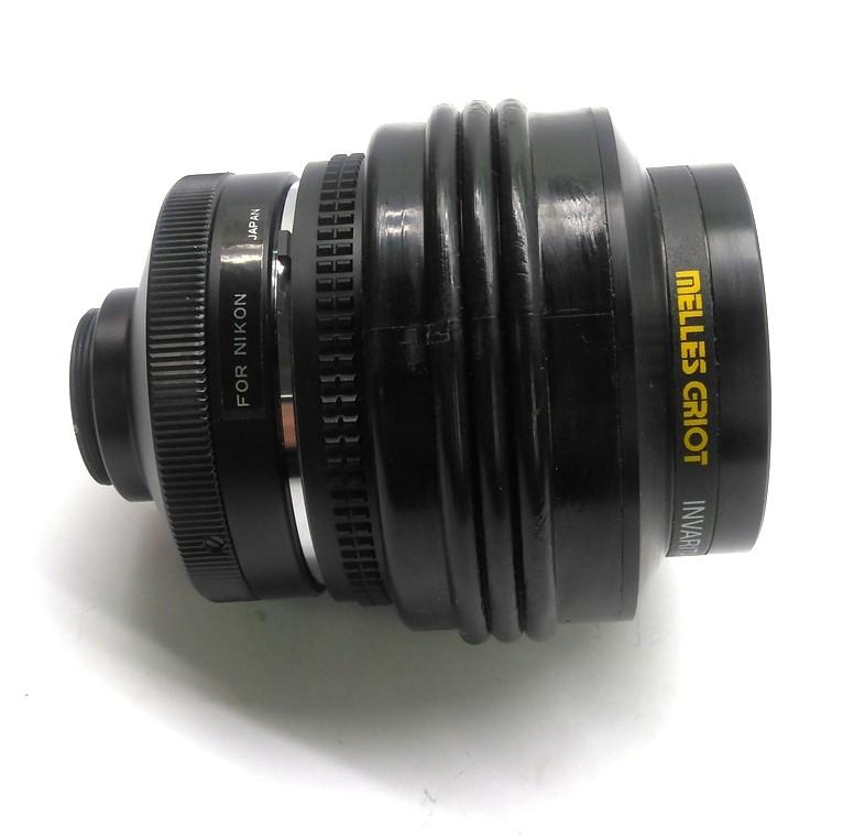 Used Melles Griot 59 LGB 450 Invaritar Telecentric Gauging Lens, 50mm Focal, f1:1.8 D