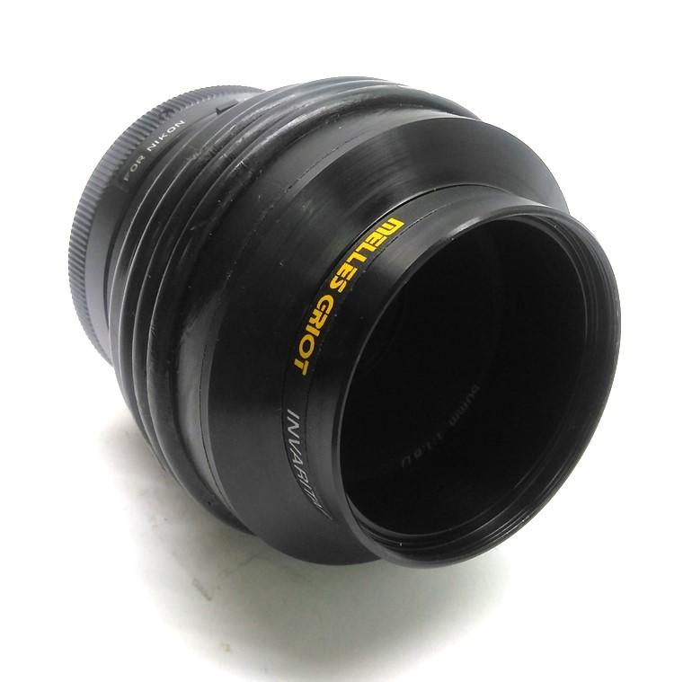 Used Melles Griot 59 LGB 450 Invaritar Telecentric Gauging Lens, 50mm Focal, f1:1.8 D