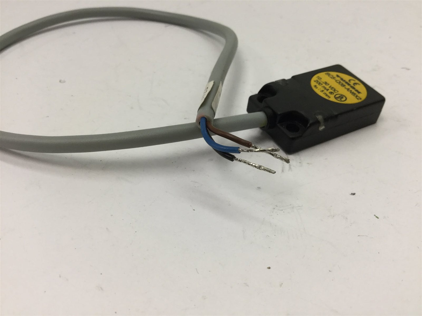 Used Turck BC5-Q08-AN6X2 Capacitive Level Sensor, Sensing Range: 5mm, NPN Output