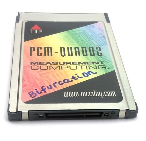 Used MC PCM-QUAD02 Quadrature Encoder Input Board, 2-Channel, Type 2 PCMCIA, LS7266