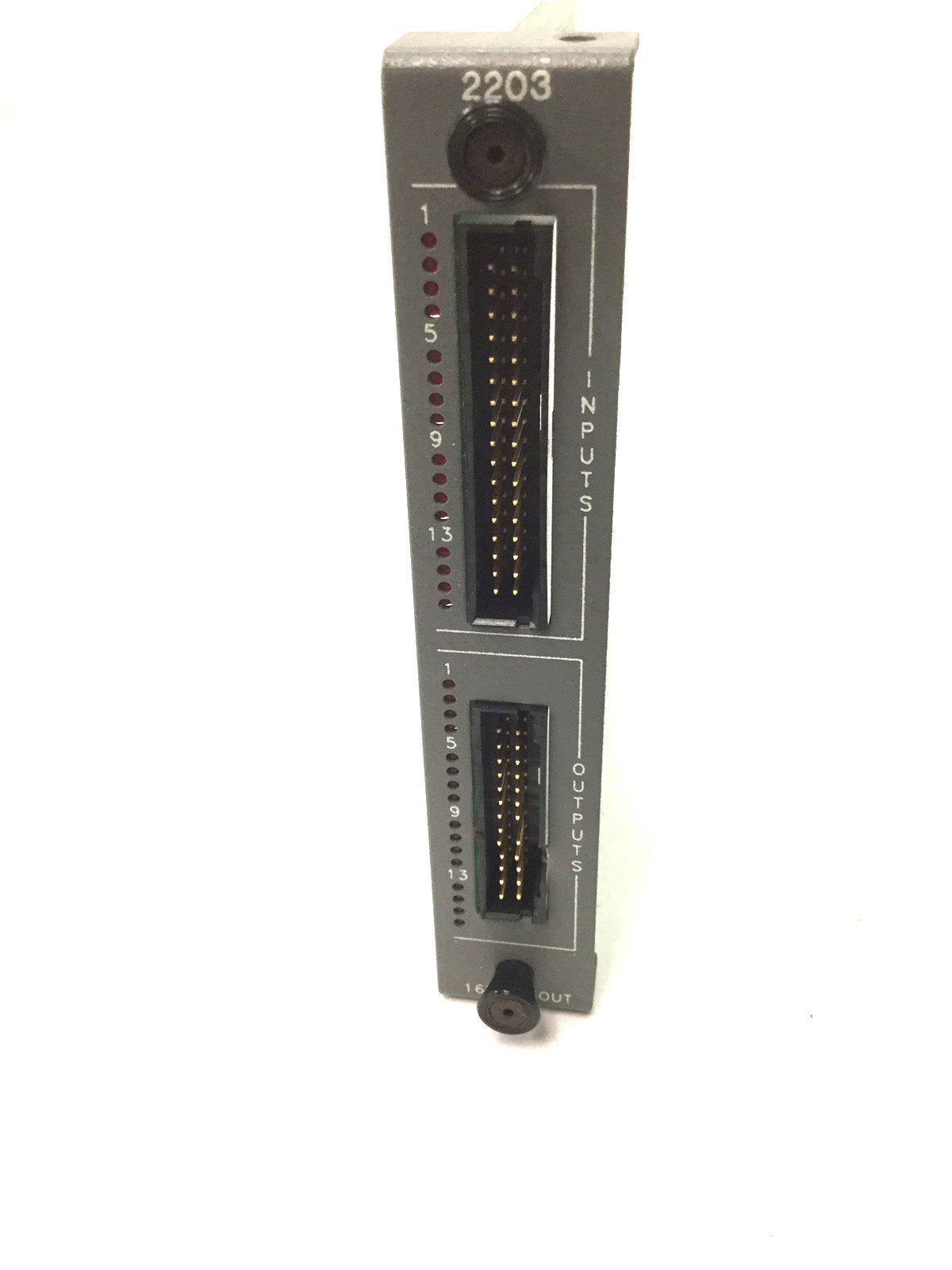 Used Control Technology 2203 PLC I/O Module, 16x Inputs and 16x Outputs, 24VDC