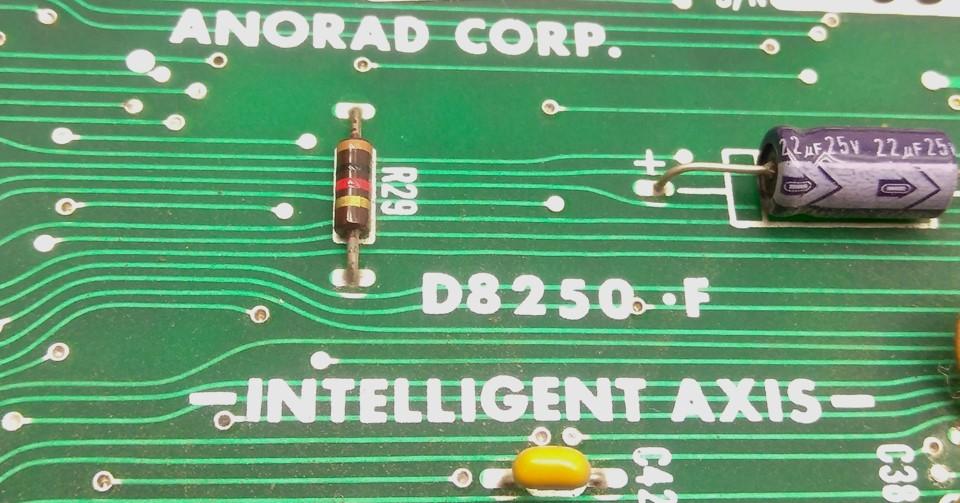 Used Anorad Corporation D8250 Rev. F Intelligent Axis Control Board For Opal 7830i