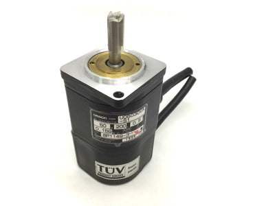 Used Omron R88M-U05030VA-S1 Servo Motor, 200VAC, 0.6A, 0.159Nm, Shaft: 6mm