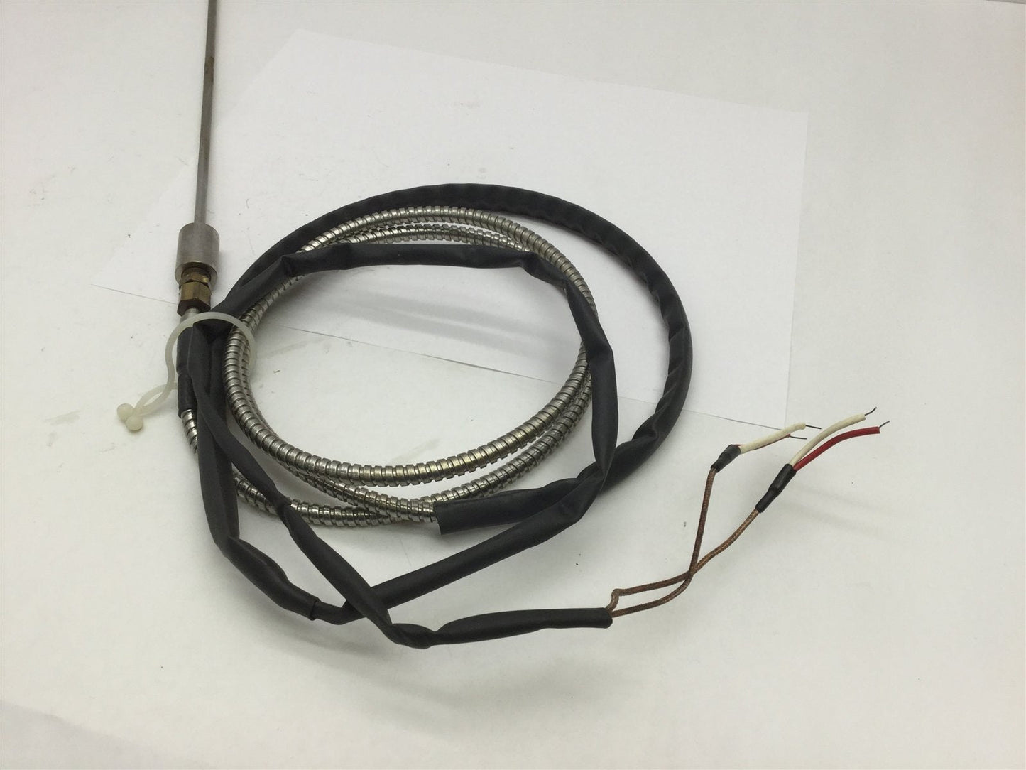 Used Thermocouple Type J, Probe Sheath Length: 16", Cable: 80", -210 to 760 C