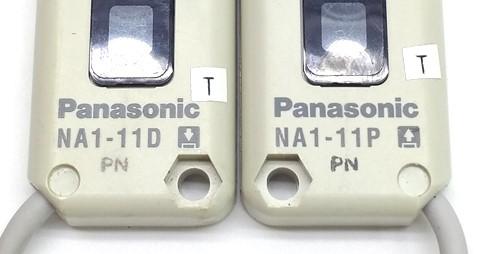 Used Panasonic NA1-11 Picking Sensor 100mm Cross-Beam Object Sensing 1m NPN 12-24VDC