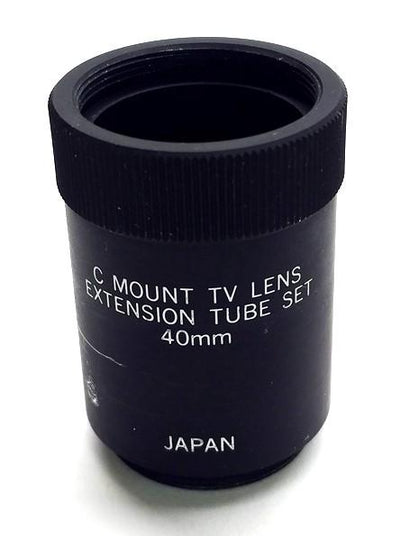 Used JAPAN Camera Lens Extension Tube, 40mm Extension, C-Mount Male to C-Mount Female