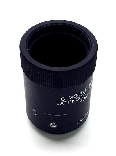 Used JAPAN Camera Lens Extension Tube, 40mm Extension, C-Mount Male to C-Mount Female