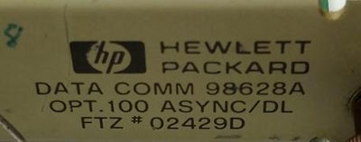 Used HP 98628A DIO Data Comm Interface, RS-232C/RS-449, for 200/300 Series Computers