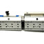 Used Festo DGEL-40-300-SP-KF-GK Linear Actuator, 300mm Travel, 2x Carriages w/ Motor