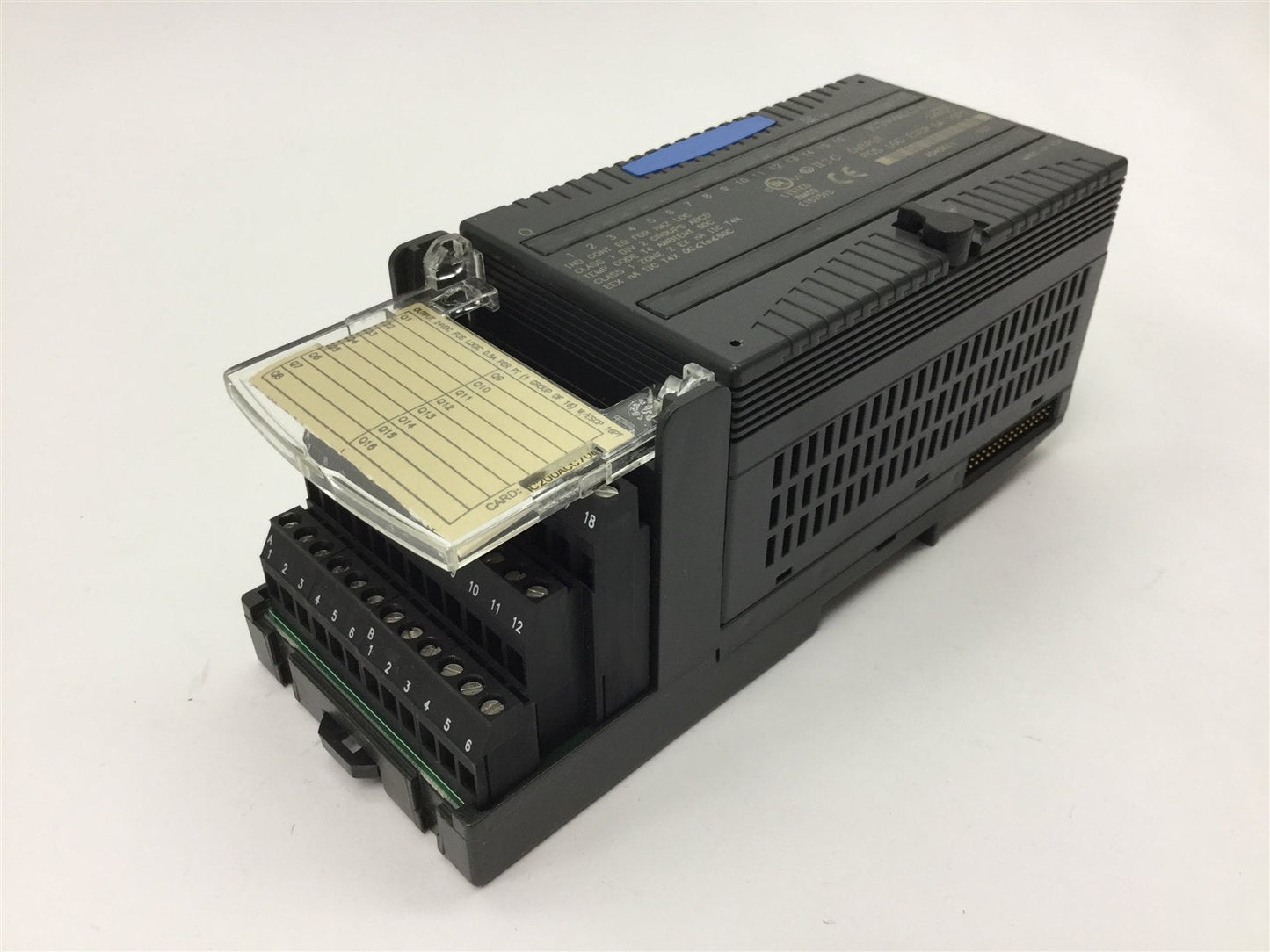 Used GE Fanuc IC200MDL741E Positive Logic Output Module, With IC200CHS022C Carrier