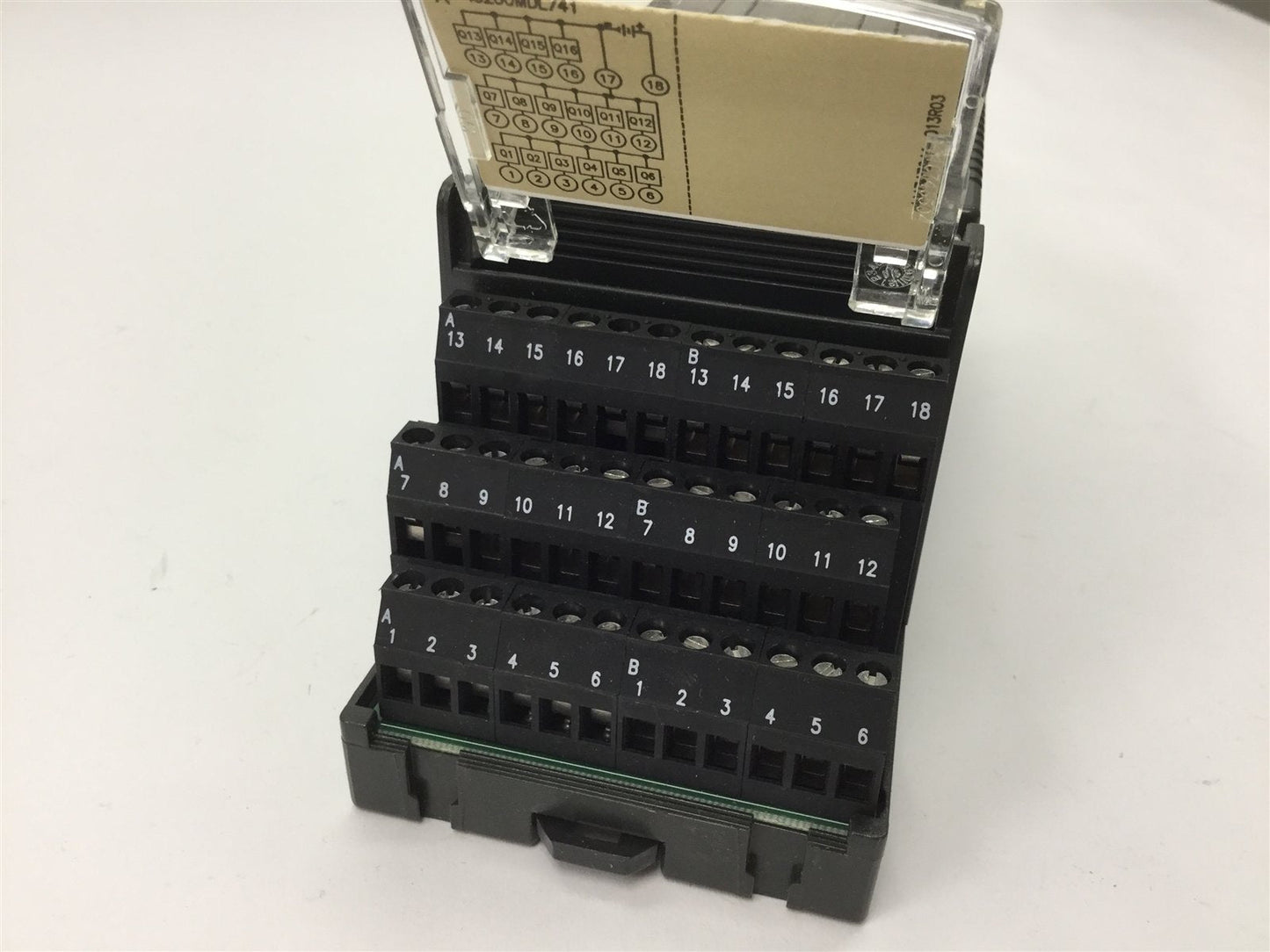 Used GE Fanuc IC200MDL741E Positive Logic Output Module, With IC200CHS022C Carrier