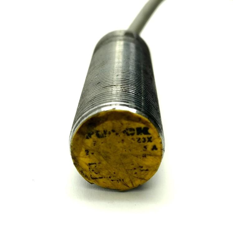 Used Turck Bi5-G18-AZ3X Inductive Proximity Sensors, NO, 5mm Range, 20-250VAC/DC