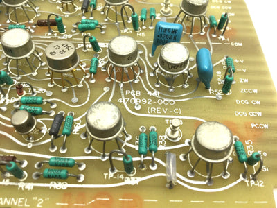 Used Schaevitz Engineering PCB-441 4170992-000 Rev C Circuit Board Output Card