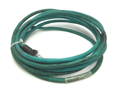 Used Turck RJ45S RJ45 841-4M High Interference Ethernet Cable, Cat-5e, Length: 4m