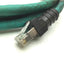 Used Turck RJ45S RJ45 841-2M High Interference Ethernet Cable, Cat-5e, Length: 2m