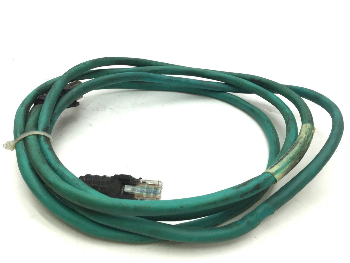 Used Turck RJ45 RJ45 840-2M Industrial Ethernet Cable, Cat-5e, Length: 2m, IP20