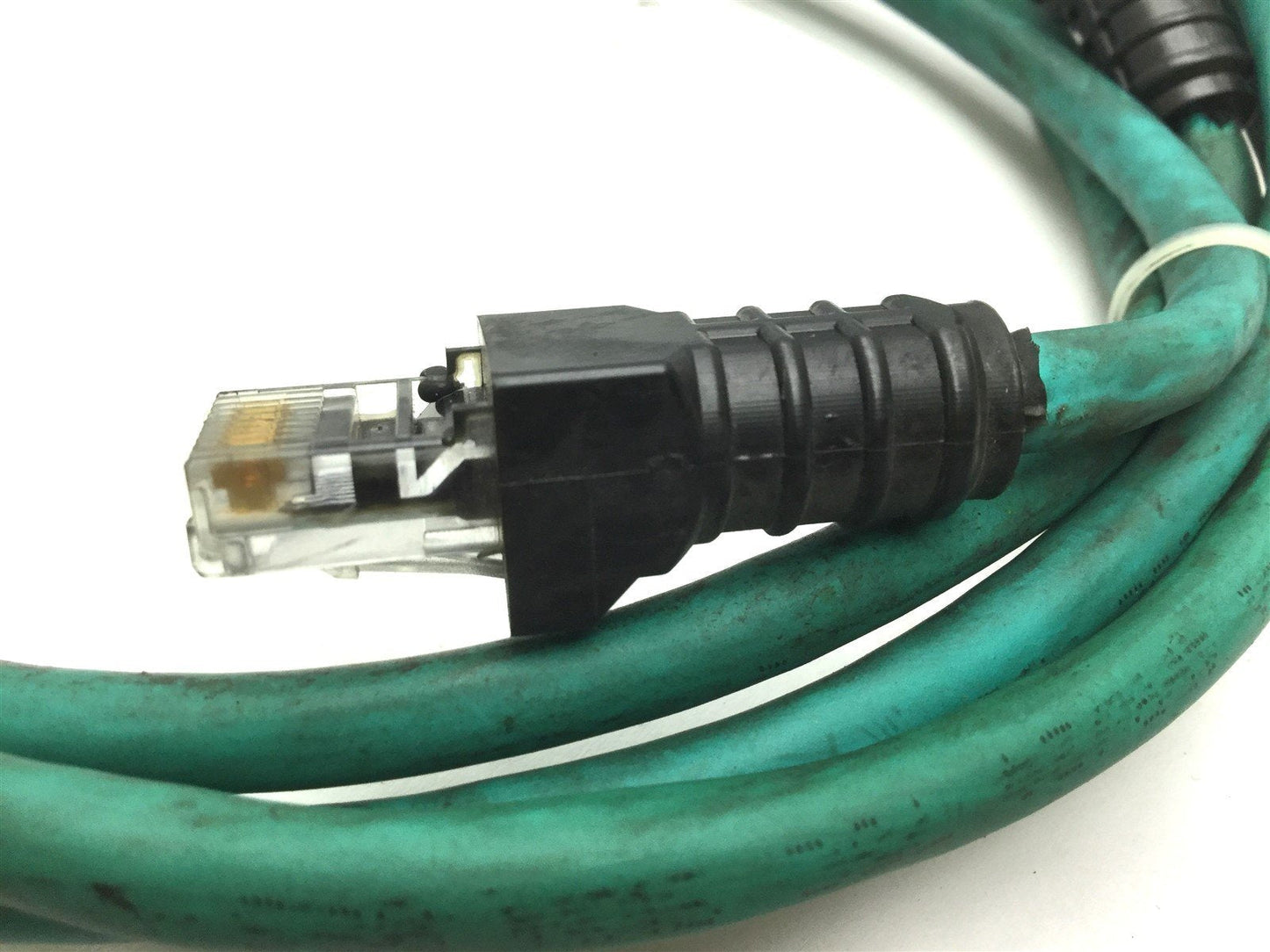 Used Turck RJ45 RJ45 840-2M Industrial Ethernet Cable, Cat-5e, Length: 2m, IP20