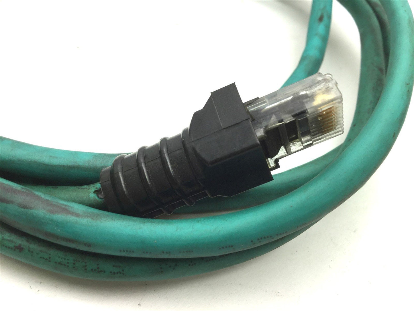 Used Turck RJ45 RJ45 840-2M Industrial Ethernet Cable, Cat-5e, Length: 2m, IP20