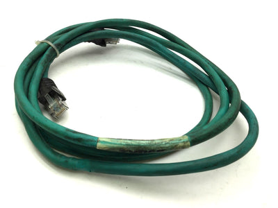 Used Turck RJ45 RJ45 840-2M Industrial Ethernet Cable, Cat-5e, Length: 2m, IP20