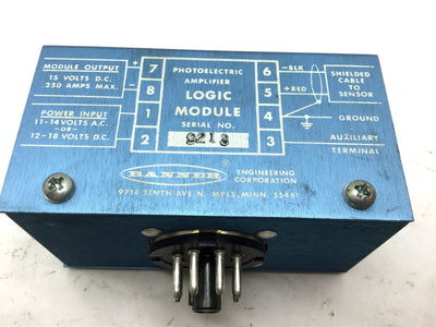 Used Power/Mation PM-TRB B3-1500 Photoelectric Amp Relay Logic Module, 115VAC