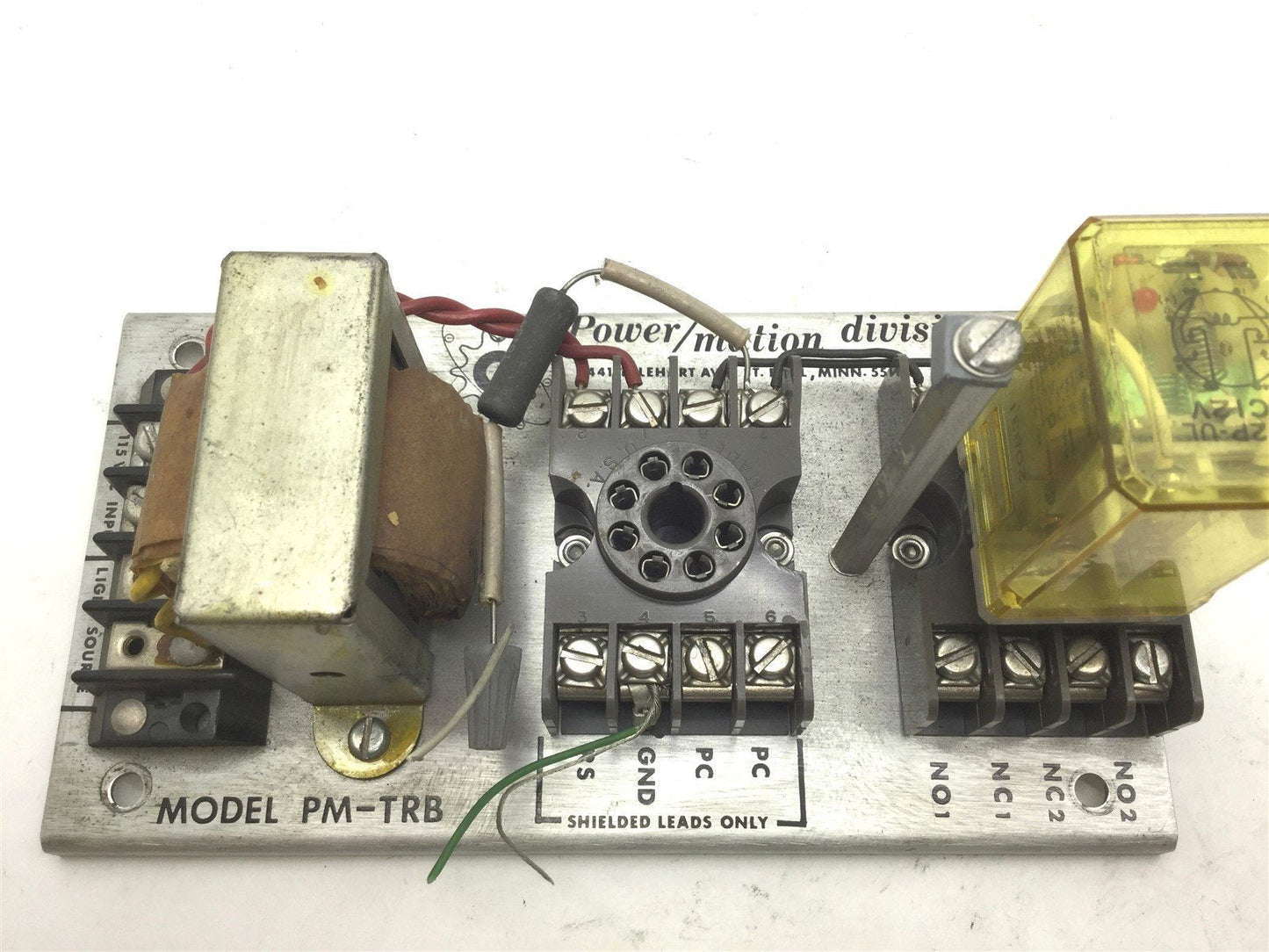 Used Power/Mation PM-TRB B3-1500 Photoelectric Amp Relay Logic Module, 115VAC