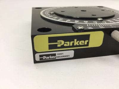 Used Parker 10001 Rotary Positioner Stage, Table Diameter: 2.75", Range: 360°