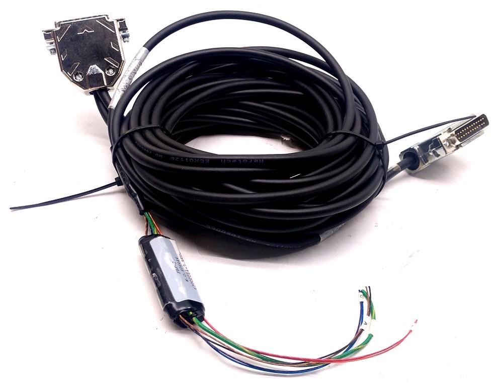 Used Aerotech CE161071-61 Configured Motor Cable, Hi Flex, 25 Pin, Length 20'