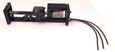 Used Ball Screw Actuator, Travel: 2-7/8", Travel per Rotation: 1/8", Diameter: 1/4"