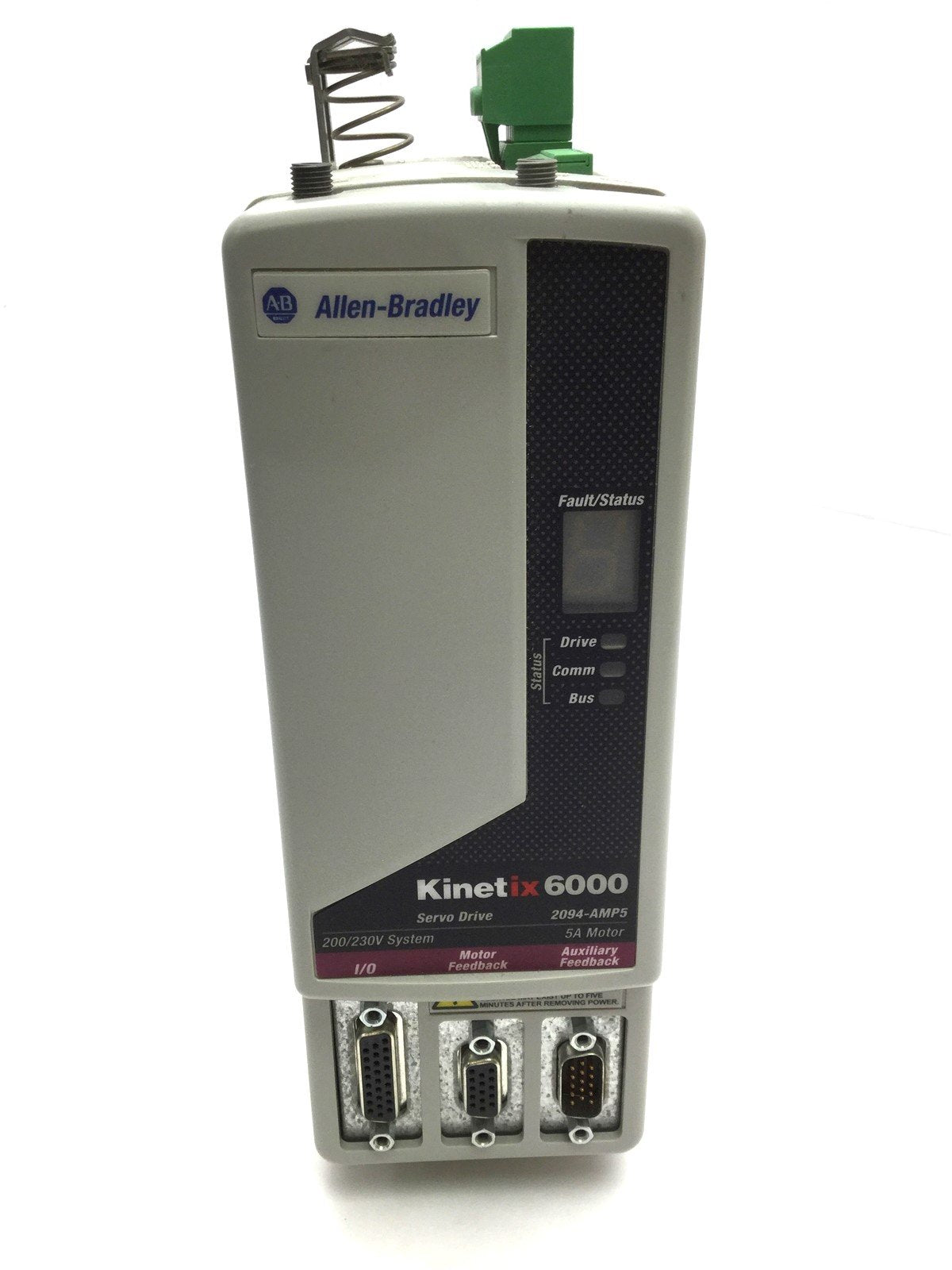 Used Allen Bradley 2094-AMP5 Kinetix 6000 Servo Drive Voltage: 200/230VAC 3Ph 0-400Hz