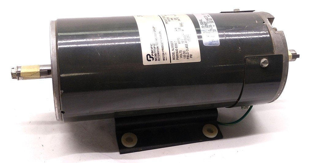 Used Pacific Scientific PUM3640-5396-7 DC Motor, 16.6 Amps, 2.5 HP, 3200 RPM