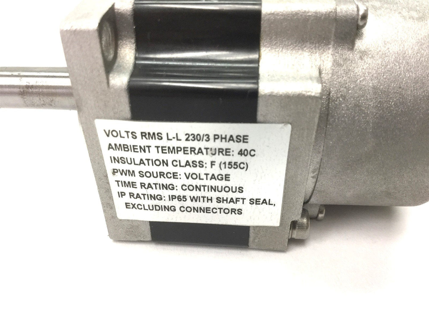 Used Allen Bradley TLY-A110T-HJ62AA Kinetix Servo Motor, 230VAC, NEMA 17, 6000RPM