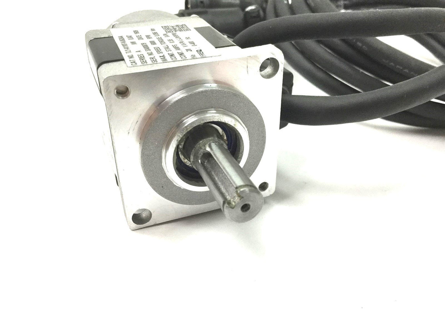 Used Allen Bradley TLY-A110T-HJ62AA Kinetix Servo Motor, 230VAC, NEMA 17, 6000RPM