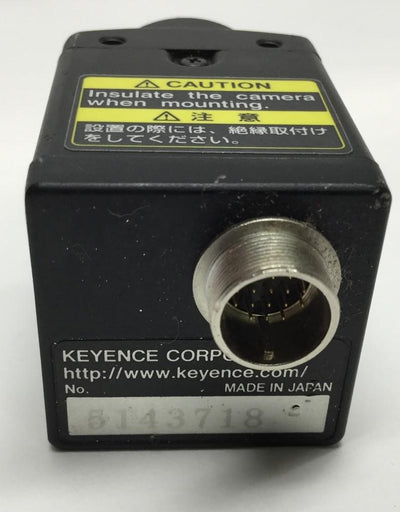 Used Keyence CV-020 High Speed Digital Camera Monochrome Machine Vision 1/3" CCD