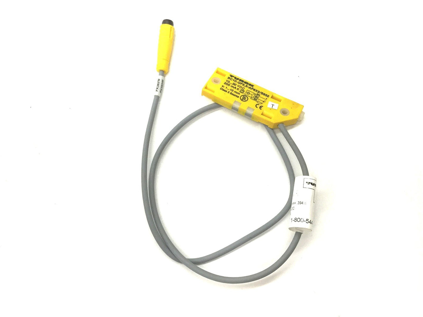 Used Turck BC10-QF5,5-AP6X2 Capacitive Proximity Sensor, Range: 1-10mm, 10-30VDC