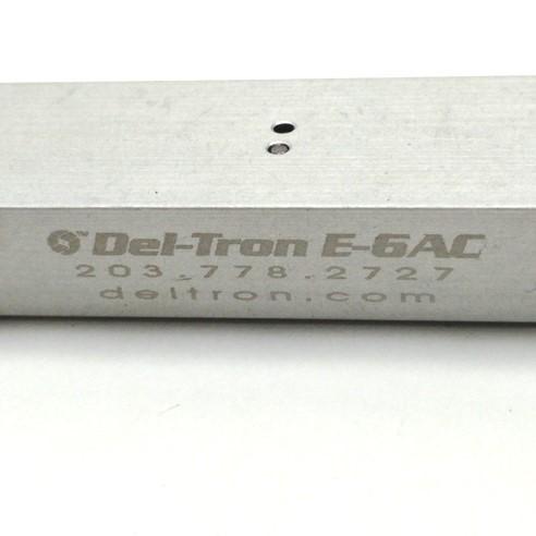 Used Del-Tron E-6AC Linear Slide, Travel: 127mm, Load 8kg, 154 x 19.25 x 10.25mm