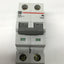 Used Cutler Hammer WMS2D10 2-Pole Miniature Circuit Breaker, 10A, 277/480VAC, D-Curve